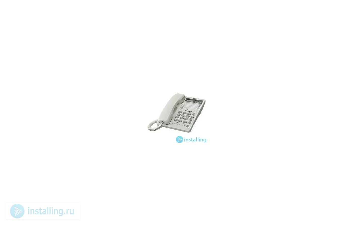 Проводной телефон Panasonic KX-TS2362RUW (белый)