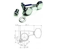 Колки локовые GOTOH SG381-MG-07-C-(L3+R3)