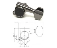 Колки 6 в линию GOTOH SG381-07-СK-(L6)