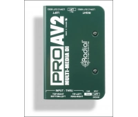 Двухканальный мультимедиа дибокс Radial PRO-AV2