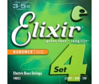Струны для бас-гитары ELIXIR 14052 NanoWeb