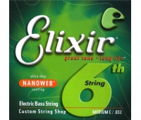 Струна для бас-гитары ELIXIR 15332 NanoWeb