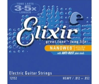 Струны для электрогитары ELIXIR 12152 NanoWeb