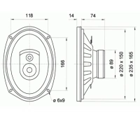 Акустическая система Visaton DX 6x9"