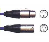 Кабель аудио XLR штекер - XLR гнездо AVC Link CABLE-950/1.5-Black