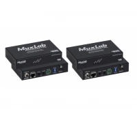 Комплект: приемник и передатчик HDMI / HDBT, управление RS232, поддержка 4K/60 MuxLab 500459