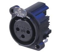 Разъем XLR панельный Neutrik NC3FAH