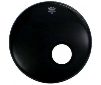 Пластик передний для бас барабана Remo ES-1022-00-DM  22"Ebony ambassador