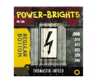 Струны для электрогитары Power Brights THOMASTIK PB108