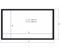 Экран на раме Kauber Frame Velvet FV.235.396.MPERFW.CIN