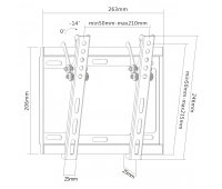 Крепление для ТВ и панелей Digis DSM-3421H