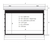 Kauber Blue Label XL Tensioned BT Cinema (BLXLTBT.169.350.CLV.CIN)