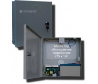 Источник вторичного электропитания резервированный МикроКомСервис Резерв 12/2 BOX (цвет корпуса черный)