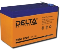 Аккумулятор герметичный свинцово-кислотный Delta Delta DTM 1207