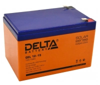 Аккумулятор герметичный свинцово-кислотный Delta Delta GEL 12-15