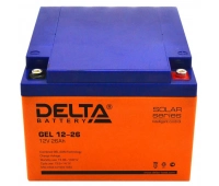 Аккумулятор герметичный свинцово-кислотный Delta Delta GEL 12-26