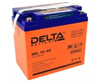 Аккумулятор герметичный свинцово-кислотный Delta Delta GEL 12-55