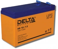 Аккумулятор герметичный свинцово-кислотный Delta Delta HR 12-7.2