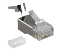 Разъем RJ-45 (8P8C) под витую пару Hyperline PLUG-8P8C-UV-C6-TW-SH-10