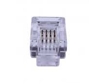 SUPRLAN Коннекторы 6P4C (RJ-11) (100шт) (10-0227)