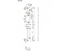 Запорная планка длинная Dorma FLH24