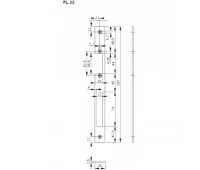 Запорная планка короткая Dorma FL22