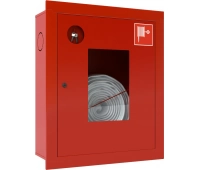 Шкаф пожарный встроенный со стеклом красный ТОИР-М Ш-ПК-001ВОК (ПК-310ВОК)