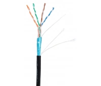NETLAN F/UTP 4pair, Cat5е, Out, PE (EC-UF004-5E-PE-BK)