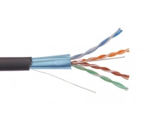Кабель симметричный (витая пара), черный ITK F/UTP 4х2х24AWG кат.5E solid LDPE (LC3-C5E04-339)