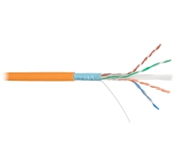 Кабель «витая пара» (LAN) для структурированных систем связи NIKOLAN F/UTP 4pair, Cat6, Solid, In, PVC (9240C-OR)