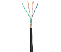 NETLAN U/UTP 4pair, Cat5е, Out, PE (EC-UU004-5E-PE-BK)
