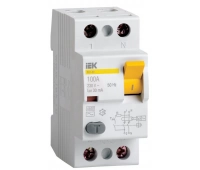Автоматический выключатель дифференциальный (УЗО) IEK ВД1-63 2Р 16А 30мА (MDV10-2-016-030)