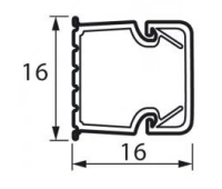 Короб Legrand Мини-канал 16x16 мм METRA (638191)