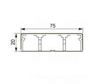 Короб Legrand Короб DLPlus 75х20 (030033)