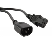 Кабель питания монитор-компьютер Hyperline PWC-IEC13-IEC14-10-BK