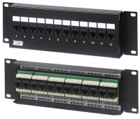 Патч-панель Hyperline PPW-12-8P8C-C5e