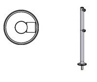OXGARD Praktika Стойка односторонняя съемная