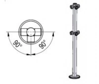 OXGARD Praktika Стойка ограждения трехсторонняя (T-образная)