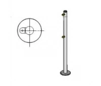 OXGARD Praktika Стойка ограждения с 2-мя полупетлями