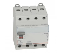 Выключатель дифференциального тока Legrand ВДТ DX3 4П 40А AC 300мА N справа (411723)