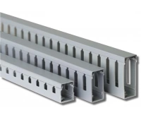 ДКС Короб перфорированный, серый RL75 25x30 (00126RL)