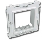 ДКС Каркас на 2 модуля (одноместный), белый (75020W)