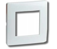 ДКС Рамка на 2+2 модуля (двухместная), белая (75012W)