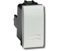 ДКС Переключатель, белый, 1 модуль, Brava (76011B)