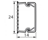 Короб Legrand Мини-канал 24x14 мм METRA (638193)