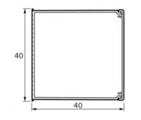 Legrand Мини-канал 40x40 мм METRA (638196)