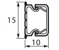 Короб Legrand Мини-канал 15x10 мм METRA (638190)