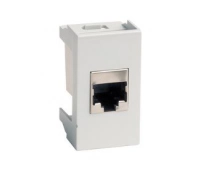 ДКС Розетка RJ-45 Viva 1 модуль серая (45138)