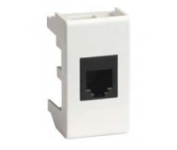 ДКС Розетка RJ-45 Viva 1 модуль белая (45038)