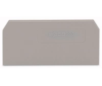 Торцевая и промежуточная пластина WAGO WAGO 280-308 торцевая и промежуточная пластина, серая